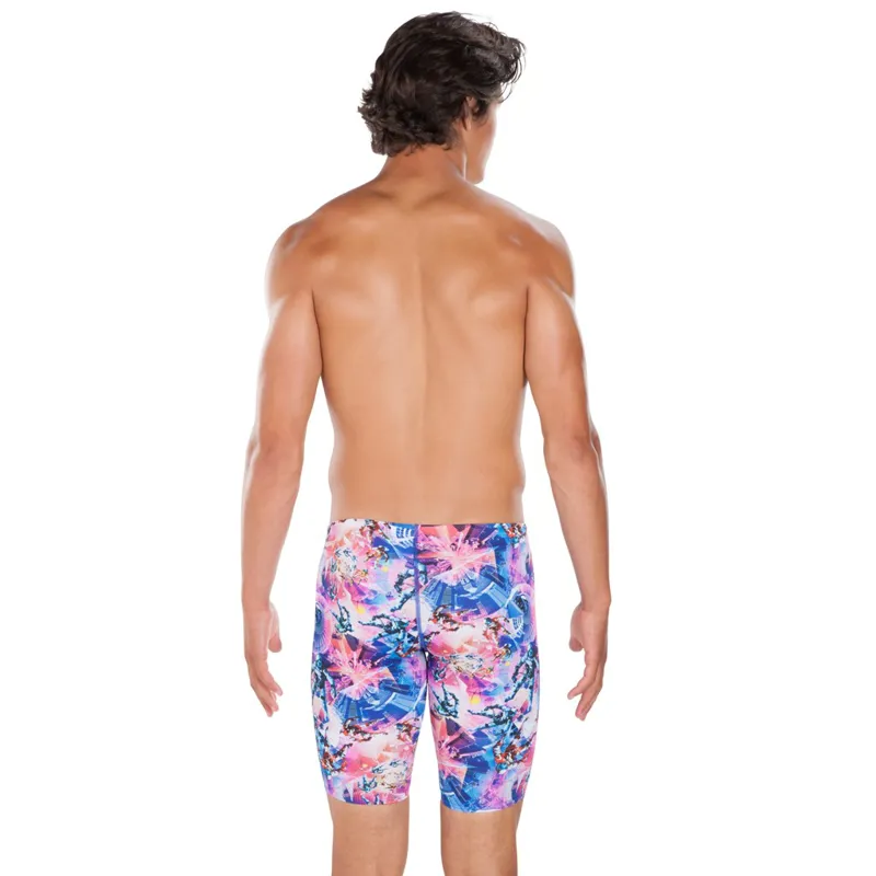 Speedo Men's Allover V-Cut Jammer Red/Pink 24-3
